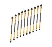 PartyKindom 20 pièces Pinceaux Fard Paupières Double-embout Professionnels Brosse Maquillage Yeux Pratique et Douce Accessoires Mélangeur pour Usage Quotidien et Événements