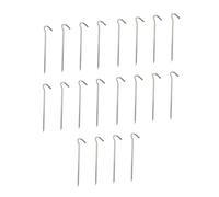 PartyKindom 20 pièces Piquets de Tente Forme de Point Piquets Antidérapants pour Camping Tarp et Auvent