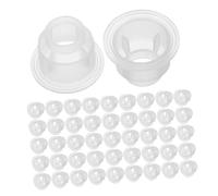 PartyKindom 200 Pièces Aromatherapy Bottle Plugs With Precision Hole Replacement Cap For Perfume Diffuser Bottles Transparent Oil Diffuser Stopper For Car And Essential Oils
