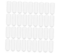 PartyKindom 200 pièces Embouts Caoutchouc Transparente pour Fabrication de Headbands Capuchons de Protection Caoutchouc Souple Accessoires DIY pour Cerceaux