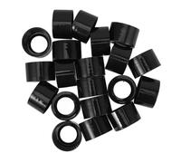 PartyKindom 200 pièces Essential Oil Bottle Caps Tooth Thread With Hole Dropper Lids For Aromatherapy And Reed Diffuser Glass Bottles