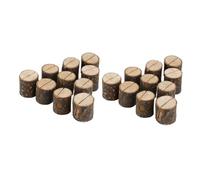 PartyKindom 25 pièces Porte Cartes de Table Supports Naturels pour Photos et Mémo Clips Décoratifs pour Mariage Champêtre et Communion