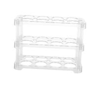 PartyKindom 2pièces Boîte à Empilable Plastique Pour Réfrigérateur Rangement Pratique Transparent Organisateur Compact Pour Conserver Les Frais Et Protégés