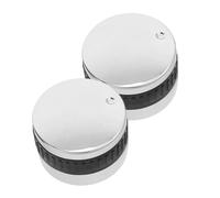 PartyKindom 2pièces Boutons De Remplacement pour Cuisinière à Gaz Propane Lot de Boutons De Commande Ronds Lisses pour Appareils De Cuisine Et Grills
