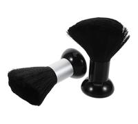 PartyKindom 2pièces Brosse de Coiffure pour Cou Plumeau de Nettoyage Brosse à Cheveux pour Hommes Outil de Coupe de Cheveux pour Coiffeurs
