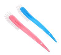 PartyKindom 2pièces Brosse De Nettoyage Pour Biberons Lave-bouteilles Avec Tête Flexible Outil De Nettoyage Pour Cuvettes Et Fonds Profonds Poils Nylon Pratique Avec Accroche