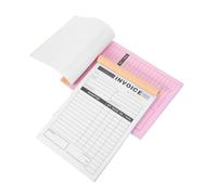 PartyKindom 2pièces Carnet De Factures Pour Petites Entreprises Bloc De Commandes Avec Copies Claires Pour Artisanat Photographie Restaurants Et Fleuristes