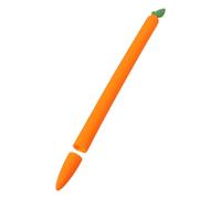 PartyKindom 2pièces Coque De Silicone Carotte pour Stylo Tactile Compatible avec Pencil Étui Stylé Et Pratique pour Éviter Les Pertes Chutes