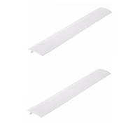 PartyKindom 2pièces Couvercle De Joint De Cuisinière Flexible Anti-déversements Pour Espace Réchaud Et Plan De Travail Facile à Nettoyer Blanc