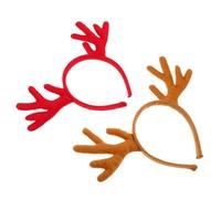 PartyKindom 2pièces Lot De -têtes De Renne Accessoires De Coiffure De Noël Pour Femmes Et Filles Décor De Fête