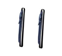 PartyKindom 2pièces Pochette De Cuir PU pour Stylet Tactile Pro Et Mini Étui Élastique Antichoc Et Résistant Aux Rayures Accessoire Pratique Bleu Foncé