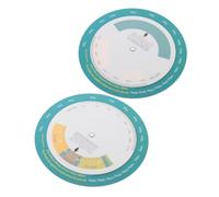 PartyKindom 2pièces Roue De Suivi De Indice De Corporelle Imc Calculateur De Poids Corporel Outil De Mesure Pour Moniteurs De Maison Salle De Sport