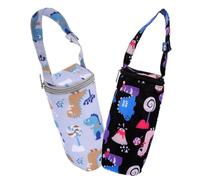 PartyKindom 2pièces Sacs Isothermes pour Biberons Housses de Protection pour Lait et Repas de Maintien au Chaud au Froid