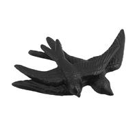 PartyKindom 2pièces Sculptures Murales Oiseaux Fer Décorations Muraless Réalistes Ornements à Suspendre pour Jardin ou Couloir Lot