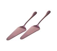 PartyKindom 2pièces Spatule À Gâteau Et Pizza Acier Inoxydable Design Triangulaire Pour Découpe Et Service De Gâteaux Pizzas Et Desserts