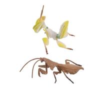 PartyKindom 2pièces Statue De Mante Religieuse Réaliste Ornements Insecte pour Décoration De Jardin Jouets Apprentissage Scientifique Compact Et Portable