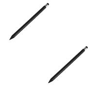 PartyKindom 2pièces Stylus Tactile Précis Noir Stylet Capacitif Multi-Usage pour Écriture Et Dessin sur Smartphone Et Tablette