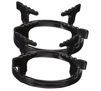 PartyKindom 2pièces Support Pour Cafetière Inoxydable Pour Cuisinière à Gaz Support Pour Petite Poêle Anneau De Fixation Pour Plan De Travail