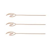 PartyKindom 3 pièces Accessoires Cheveux Épingles Chignon Vintage pour Dames et Filles Faciles à Utiliser et Adaptées à Divers Types de Cheveux