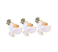 PartyKindom 3 Pièces Broche de Mode Unisexe pour Vêtements Sacs et Accessoires de Tranquillité Motivation
