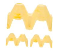 PartyKindom 3 Pièces Cachette pour Reptiles PP Petite Caverne Humide pour Amphibiens et Insectes Abri pour et Gecko Terrarium Boîte Compacte et Facile à Nettoyer