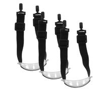 PartyKindom 3 Pièces jugulaire du casque casque solex casque de sécurité Accessoire de casque protecteur dur casques sangle mentonnière pour casque de chantier caoutchouc