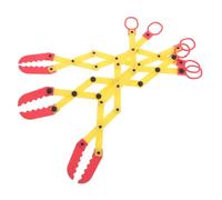 PartyKindom 3 Pièces Kit Robot Main Mécanique pour Garçon Fille Bras Robotique avec Pince Rétractable Stem DIY pour Éducation Scientifique et Expériences Mécaniques