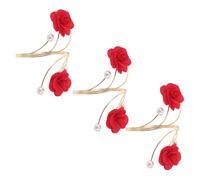 PartyKindom 3 Pièces Large Flower Arm Cuff Bracelets For Women Adjustable Metal Upper Arm Bangles With Hollow Floral Design Lightweight Summer Jewelry For Casual And Formal Wear
