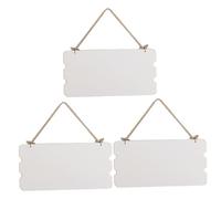 PartyKindom 3 Pièces Lot de Plaques à Suspendre Unies pour Décoration Diy Panneaux Non pour Mariage Cuisine et Maison Faciles à Peindre et Personnaliser