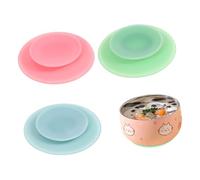 PartyKindom 3 Pièces Pied ventouse ventouses double face silicium adultes base de tasserie ventouses pour assiette plaque ventouses ventouse double face ventouse pour assiettes Gel de silice