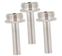 PartyKindom 3 pièces Tiges de Doigt Acier Inoxydable pour Trompette Lot de Tiges de Piston Remplacement pour la Précision des Touches Du Jeu