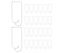 PartyKindom 30 Pièces Boucles De Fixation pour Plantes Et Vignes Lot de Petites Boucles Métalliques pour Structures Et Supports De Jardinage Clips Pratiques pour Treillis