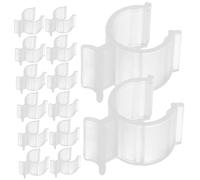 PartyKindom 30 Pièces Clips de Verrouillage Étanches pour Pompes de Bouteilles Cosmétiques Accessoires pour Bouteilles Huile Démaquillante Lotion Conception