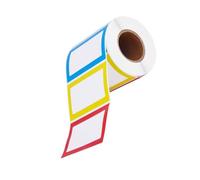 PartyKindom 300 pièces Étiquettes Autocollantes Colorées Stickers Prix et Noms Adhésifs pour Bureau École Maison Organisation et Marquage Polyvalent