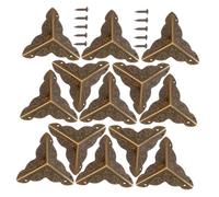 PartyKindom 35 Pièces Coins Vintage Antique pour Protection Décorative des Angles Clous pour Projets DIY Rénovation de Mobilier
