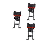 PartyKindom 3pièces Bouchons De Vidange pour Kayak Et Bateau Nylon Kit avec Joint Caoutchouc Étanche Accessoires De Vidange Filetés pour Canoë Et Barque Légère