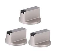 PartyKindom 3pièces Bouton De Cuisinière à Gaz Métal Boutons Pour Cuisinière à Gaz Domestique Lot De De Commande De