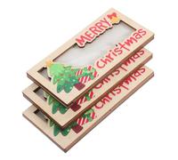 PartyKindom 3pièces Distributeur Porte-monnaie De Noël Support De Enveloppe Cadeau Pour Fête Idées De Espèces