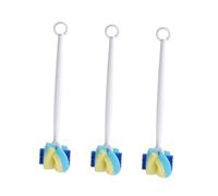 PartyKindom 3pièces Goupillon Pour Biberon Avec Brosse Éponge Brosse De Nettoyage Pour Verre Et Tasse Facile à Utiliser Pour Cuisine Maison