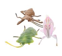 PartyKindom 3pièces Modèle De Mante Religieuse Réaliste Figurine Insecte Plastique Décoration De Mante Religieuse pour Chambre Garçon Fille Et Jardin