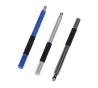 PartyKindom 3pièces Stylet Tactile pour Écran Stylo Capacitif pour Smartphone Et Tablette Pointe Fine Ronde Multifonction Gris Argent Bleu Foncé