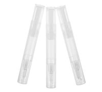 PartyKindom 3pièces Stylo à Huile Pour Cuticules Mécanisme Rotatif Stylo Rechargeable Pour Ongles Voyage Applicateur Vernis Brillant Tube Soin Ongles Vide Outil Maquillage Cosmétique