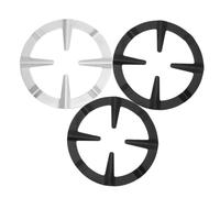 PartyKindom 3pièces Support De Wok Réutilisable Inoxydable De Anneaux Réducteurs Pour Cuisinière à Gaz Accessoires De Cuisine Et Durables Pour Maison Et Restaurant