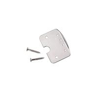 PartyKindom 4 cordes Cigar Box Guitar Tailpiece Argenté avec Vis de Remplacement Durable pour Guitare Électrique Facile à Installer et Améliore