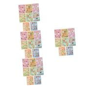 PartyKindom 4 Ensembles Autocollants De Bouteille d'eau De Noël Vin Étiquettes De Biberon Autocollant Ménage Bouteilles Étiquette De De Bébé Décorations De Noël Papier 8 Feuilles*4