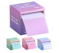 PartyKindom 4 Pièces Blocs de Notes Autocollantes Papier, avec Distributeur