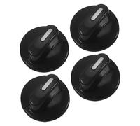 PartyKindom 4 Pièces Bouton De Minuterie Boutons De Barbecue Boutons De Cuisinière Bouton De Remplacement Pour Minuterie Accessoires Électroménagers Pièce De Rechange Noir Abdos