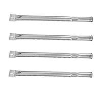PartyKindom 4 pièces Brûleur de Barbecue Acier Inoxydable Tube Chauffant Réglable pour Barbecue à Gaz Accessoire de Four à Gaz Diffuseur de Chaleur Corrosion Facile à Installer et Nettoyer