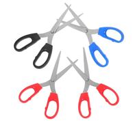 PartyKindom 4 Pièces Ciseaux pour Garçon Fille avec Lames Sécurisées et Tranchantes Précision de Coupe pour Papier Fournitures de Bureau Artisanat École Prise Main Confortable pour Projets