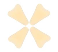 PartyKindom 4 Pièces Coussinets Intimes Silicone Invisible et Étanche Autocollants Respirants pour Sous Vêtements de Natation et Yoga Protection Confortable et Discrète
